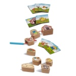 Eichhorn Игра с дървени фигури за нанизване, Ферма 3