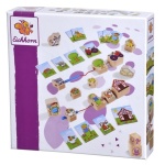 Eichhorn Игра с дървени фигури за нанизване, Ферма 6