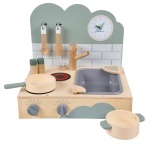 Дървена кухня със звук и аксесоари, Eichhorn 3