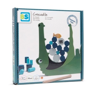BS Toys Дървена игра за баланс, Крокодил 5