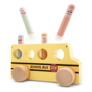 Дървена играчка, Училищен автобус - New Classic Toys