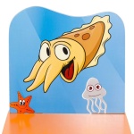 Детска дървена маса с 2 столчета, Морско дъно, Ginger Home 6