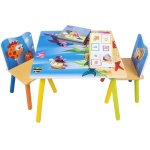 Детска дървена маса с 2 столчета, Морско дъно, Ginger Home 9