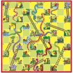 Galt Детска игра 2 в 1, Змии и стълби и Не се сърди човече 2