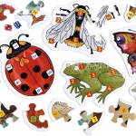 Galt Детска игра с пъзели, Събери животните, 74 части 2