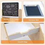 Детски дървен магазин с пазарска количка, Costway 6