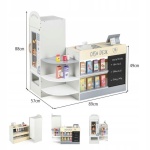 Детски дървен магазин с вендинг машина, Costway 6