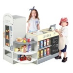 Детски дървен магазин с вендинг машина, Costway