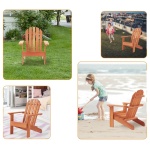Детски дървен шезлонг, Adirondack, Ginger Home 9