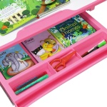 Детски чин със стол, розов, Costway 2