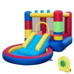 Детски надуваем замък в включен компресор, 4 в 1, Costway