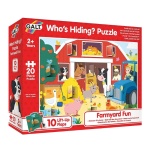 Galt Детски пъзел с прозорчета, Кой се крие във фермата?, 20 части