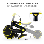 Детско колело 3 в 1 KinderKraft 4Trike, черно 8