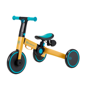 Детско колело 3 в 1 KinderKraft 4Trike, жълто 1
