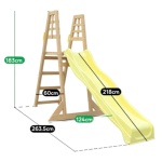 Дървена пързалка с катерушка, Ginger Home 5