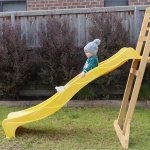 Дървена пързалка с катерушка, Ginger Home 8