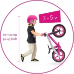 Chillafish Колело за баланс, BMXie 2, розово 7