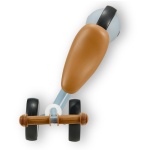 Колело за баланс KinderKraft Cutie, синьо 3