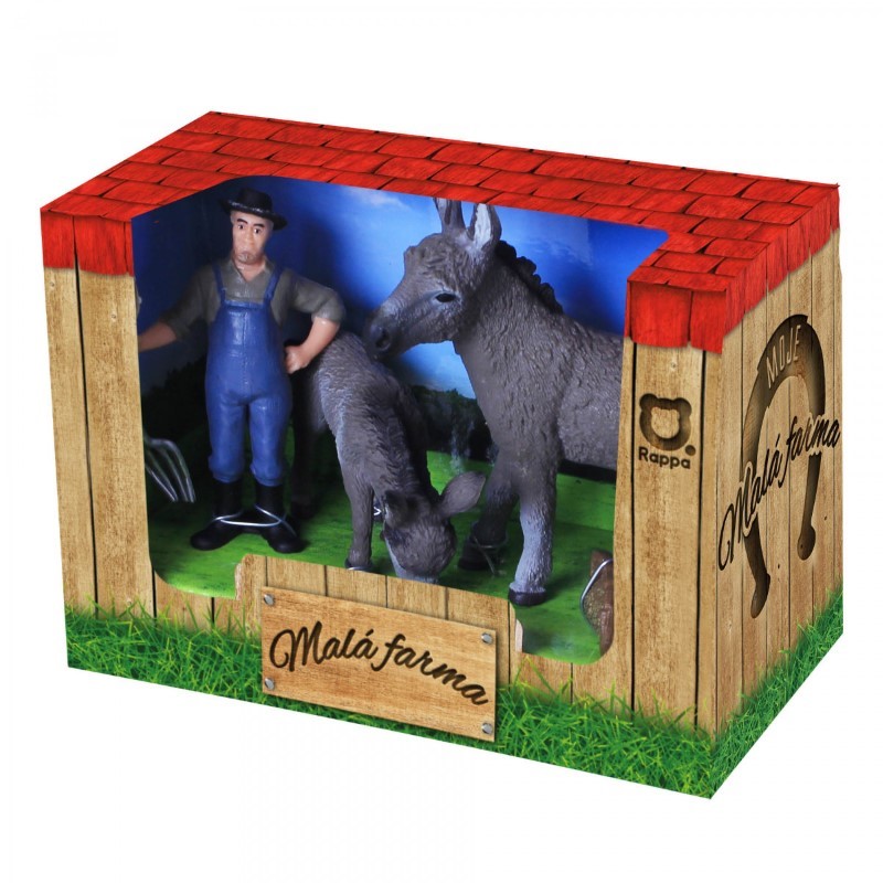komplekt-s-figurki-ferma-i-fermer-4-chasti-rappa-217713-1 Комплект с фигурки, Ферма и фермер, 4 части - Rappa
