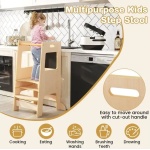 Обучителна монтесори кула, 2 в 1, Costway 1