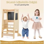 Обучителна монтесори кула, 2 в 1, Costway 5