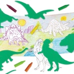 Galt Творчески комплект, Шаблони с динозаври 2