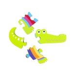 Дървен пъзел с едри части Крокодил, Orange Tree Toys 1