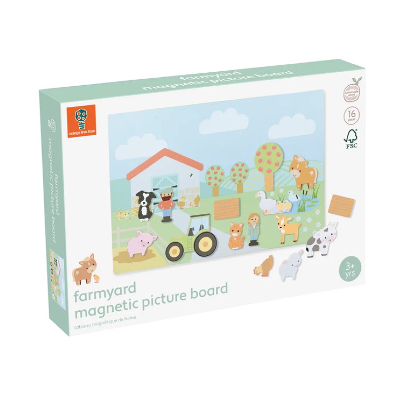 darvena-magnitna-daska-s-zhivotni-orange-tree-toys-ott20195-1 Дървена магнитна дъска с животни, Orange Tree Toys