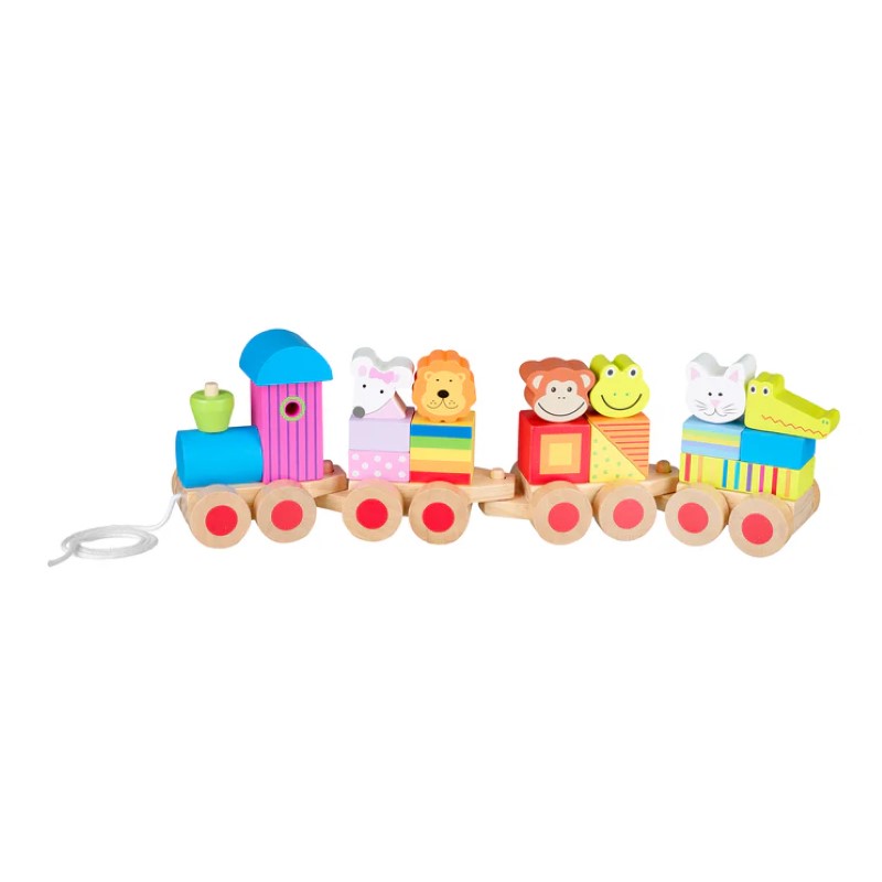 darveno-vlakche-sorter-s-zhivotni-orange-tree-toys-ott08053-1 Дървено влакче/сортер с животни, Orange Tree Toys