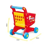 Dolu Toys Детска пазарска количка, червена - Image 4