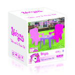 Dolu Toys Комплект масичка с два стола, Еднорог 1
