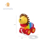 Дървена играчка Лъв с въженце, Orange Tree Toys 2