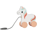 Tooky Toy Дървена играчка за дърпане, Еднорог