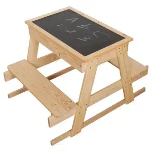 Детска дървена маса с пейки, Ginger Home