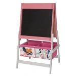 Дървена двустранна дъска със статив за рисуване, Super Girl 1