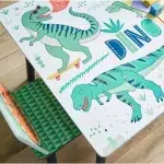 Ginger Home Детска маса с столчета, Dinosaur 1