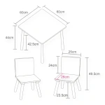 Ginger Home Детска маса с столчета, Dinosaur 6