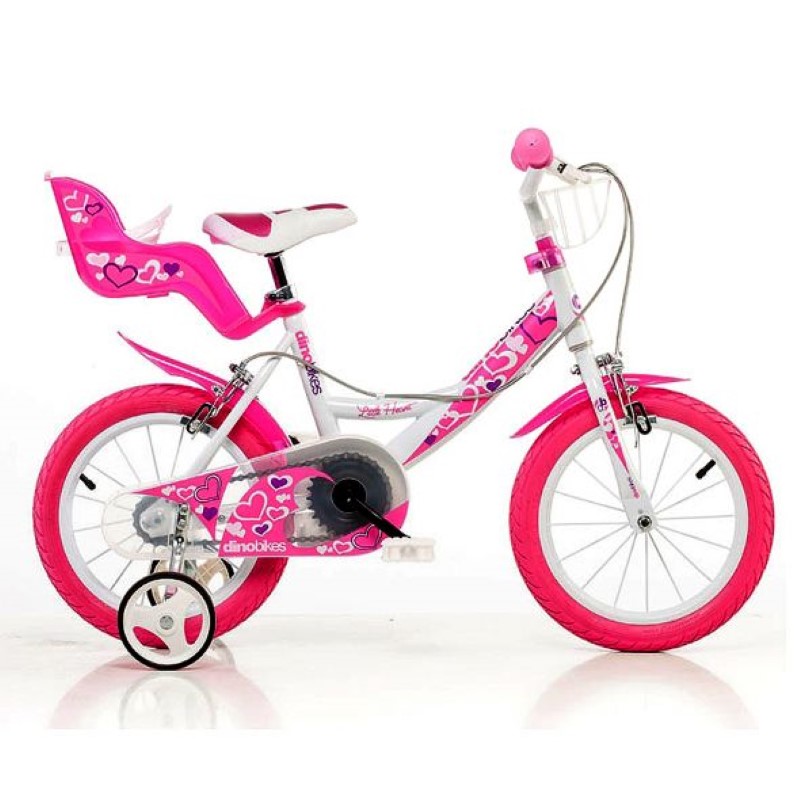 detsko-kolelo-little-heart-16-incha-dino-bikes-902478 Dino Bikes Детско колело Little heart, 16 инча