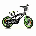 Dino Bikes Детско колело с бутилка за вода, BMX, зелено, 16 инча