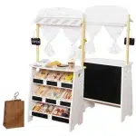 Детски дървен магазин за игра 2 в 1, Ginger Home