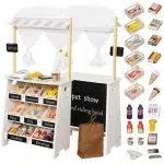 Детски дървен магазин за игра 2 в 1, Ginger Home 2