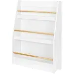 Дървена етажерка за детска стая, Бяла, Ginger Home 1