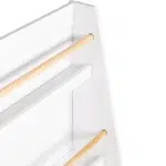 Дървена етажерка за детска стая, Бяла, Ginger Home 3