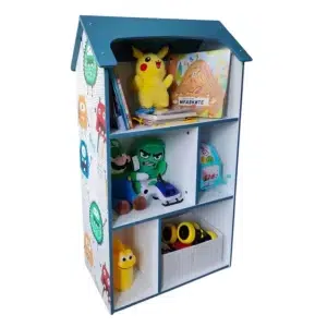Дървена етажерка за книжки и играчки, Къща, Monster, Ginger Home 5