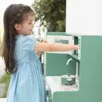 Детска дървена кухня с електронни котлони, Винтидж стил, Ginger Home 7