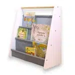 Преносима етажерка за детски книжки, Бяла, Ginger Home 2