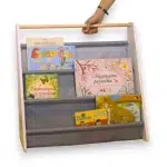 Преносима етажерка за детски книжки, Бяла, Ginger Home 6