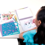 Книжка за рисуване със стикери и шаблони Звездни любимци, Nebulous Stars 2