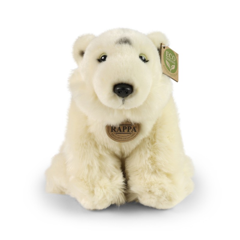 plushena-polyarna-mechka-rappa-30-sm-242807 Плюшена полярна мечка, 30 см, Rappa