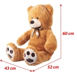 Голямо плюшено мече Куба, 100 см, Rappa 761506